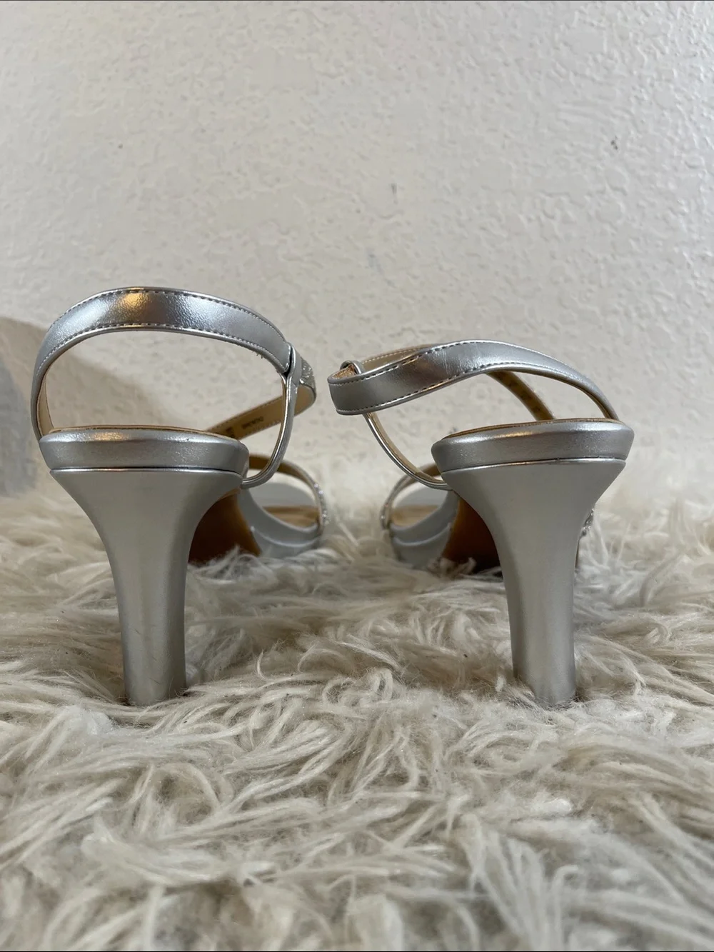 Naturalizer Brenta 2 Strappy Dress Heels Rhinestone Size 10 NEW